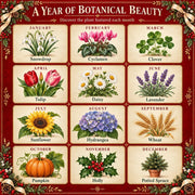 Christmas Limited Edition Seed Calendar 2027 — twelve monthly seed designs