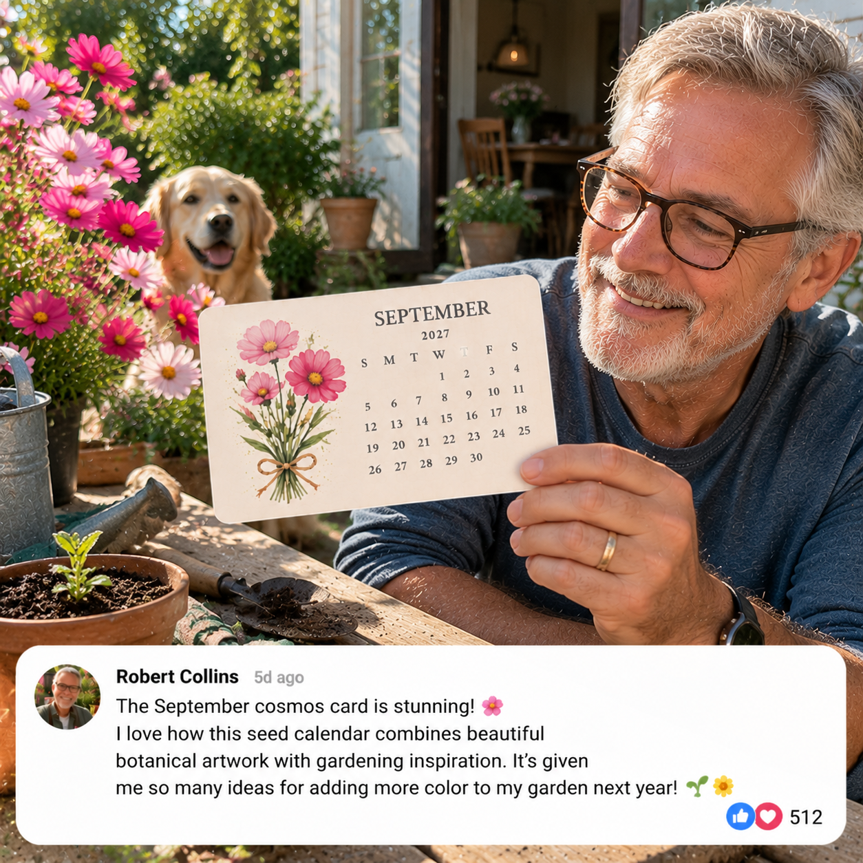 Robert Collins — seed calendar customer photo